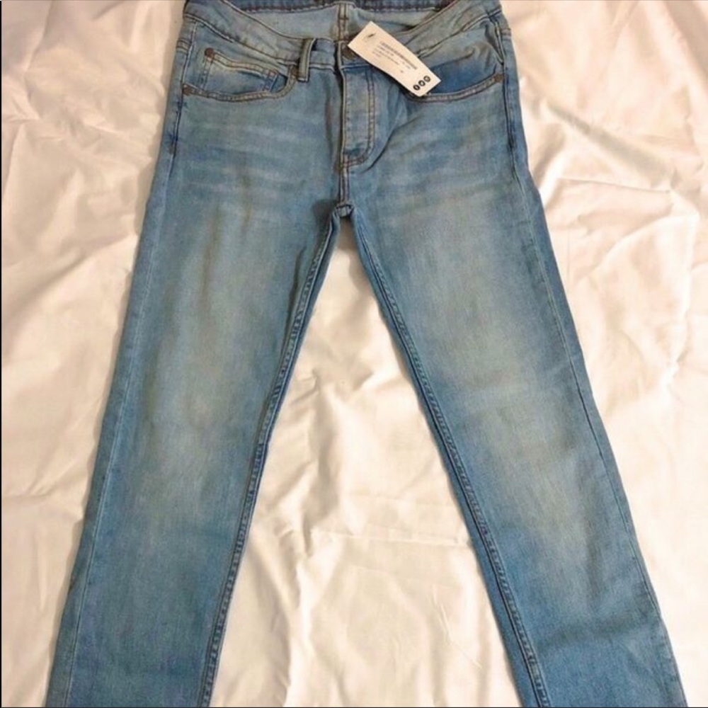 Boohoo Light Wash Skinny Jeans